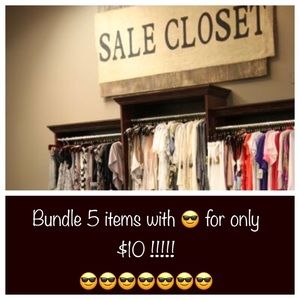 Closet Bundle Sale!!! 😎😎😎😎😎